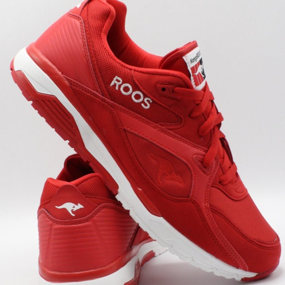 KANGAROOS Men's Runaway Roos Sneaker Red Size 8M